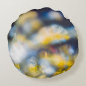 踊り宇宙光装飾用クッション ラウンドクッション (裏面)