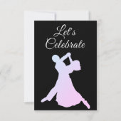 踊り対パーティの招待状 招待状 (正面)