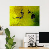 踊り対 ポスター (ホームオフィス)