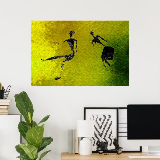 踊り対 ポスター (ホームオフィス)