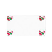 踊り小人住所 シール (正面)