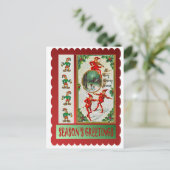 踊り小妖精や小人 シーズンポストカード (スタンド正面)