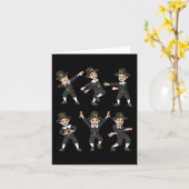 踊り巡礼感謝祭ボーイズガールズキッド カード (黄色い花)