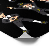 踊り巡礼感謝祭ボーイズガールズキッド ポスター (角)