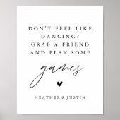 踊り感じが好き遊ではゲームの看板 ポスター (正面)