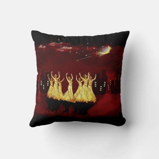 踊り手 クッション (裏面)