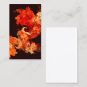 踊り抽象芸術アート名刺 名刺 (正面/裏面)