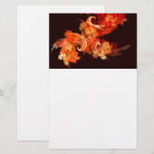 踊り抽象芸術美術文房具 便箋 (正面/裏面)