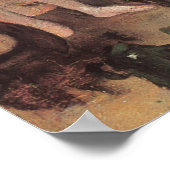 踊り教室エドガー・デガスヴィンテージ・バレエ ポスター (角)