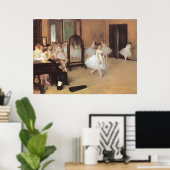 踊り教室エドガー・デガスヴィンテージ・バレエ ポスター (ホームオフィス)