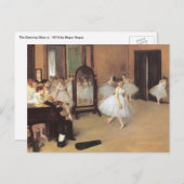 踊り教室エドガー・デガスヴィンテージ・バレエ ポストカード (正面/裏面)