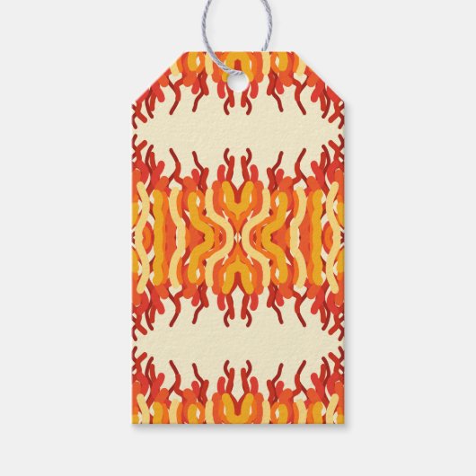 踊り日が差すことポップ・アートの・オブ・カラー・抽象芸術・アート ギフトタグ (正面)