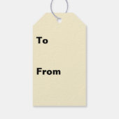 踊り日が差すことポップ・アートの・オブ・カラー・抽象芸術・アート ギフトタグ (裏面)