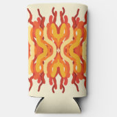 踊り日が差すことポップ・アートの・オブ・カラー・抽象芸術・アート スリム缶クーラー (正面)