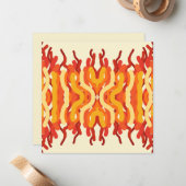 踊り日が差すことポップ・アートの・オブ・カラー・抽象芸術・アート ノートカード (正面/裏面インサイチュ)