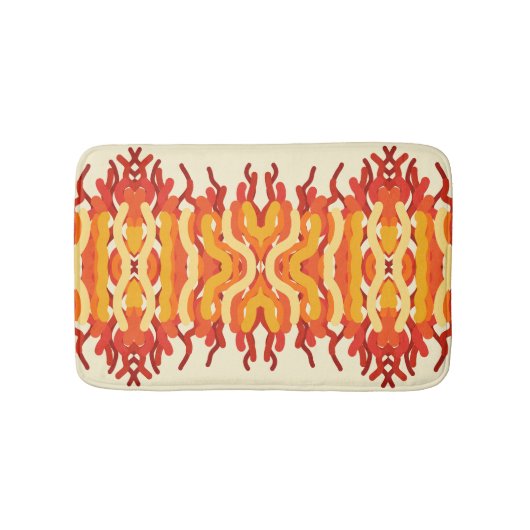 踊り日が差すことポップ・アートの・オブ・カラー・抽象芸術・アート バスマット (正面)