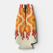 踊り日が差すことポップ・アートの・オブ・カラー・抽象芸術・アート ボトルクーラー (裏面)