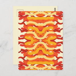 踊り日が差すことポップ・アートの・オブ・カラー・抽象芸術・アート ポストカード