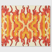 踊り日が差すことポップ・アートの・オブ・カラー・抽象芸術・アート ラッピングペーパー (フラット)