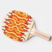踊り日が差すことポップ・アートの・オブ・カラー・抽象芸術・アート 卓球ラケット (横)