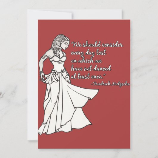 踊り日 招待状 (正面)