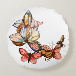 踊り昆虫 ラウンドクッション
