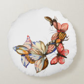 踊り昆虫 ラウンドクッション (裏面)