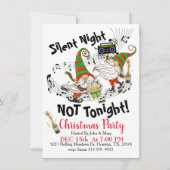踊り格言クリスマス招待状 招待状 (正面)