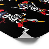 踊り海賊スケルトンダンスチャレンジボーイズ ポスター (角)