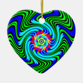 踊り渦 セラミックオーナメント