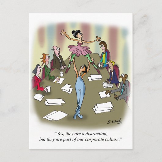 踊り漫画9386 ポストカード (正面)