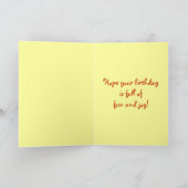 踊り火災誕生日 カード (内部)