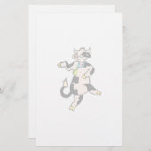 踊り牛文房具 便箋 (正面/裏面)