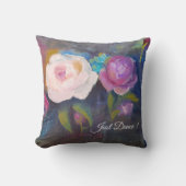 踊り牡丹 クッション (正面)