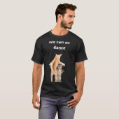 踊り猫アイディア踊れるユーモア Tシャツ (正面フル)