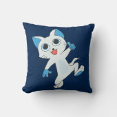 踊り猫枕 クッション (正面)