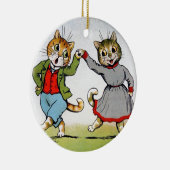 踊り猫 セラミックオーナメント (右)
