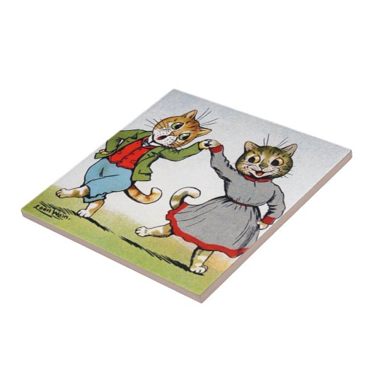 踊り猫 タイル (側面)