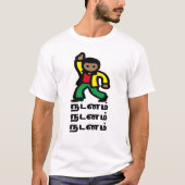 踊り男とタミル語நடனம் Tシャツ (正面)
