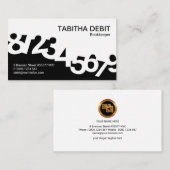 踊り番縁ど号の波動簿記 名刺 (正面/裏面)