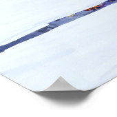 踊り白クレーン ポスター (角)