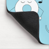 踊り粉末ドーナツ&コーヒーマグ: マウスパッド (コーナー)