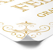 踊り結婚シューズ徴候 | Gatsbyアールデコ ポスター (角)