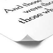 踊り考えが狂ってる ポスター (角)