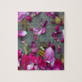 踊り花びらI ジグソーパズル (縦)