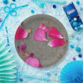 踊り花びらIV ペーパープレート (パーティー)