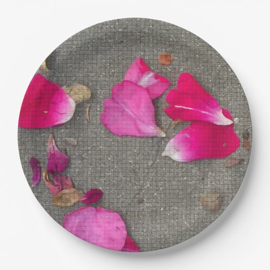 踊り花びらIV ペーパープレート (正面)