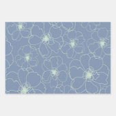 踊り花束紙 ラッピングペーパーシート (正面)