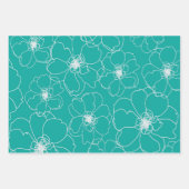 踊り花束紙 ラッピングペーパーシート (正面)