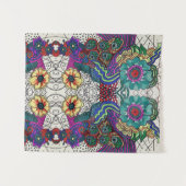 踊り花 タペストリー (正面(横))